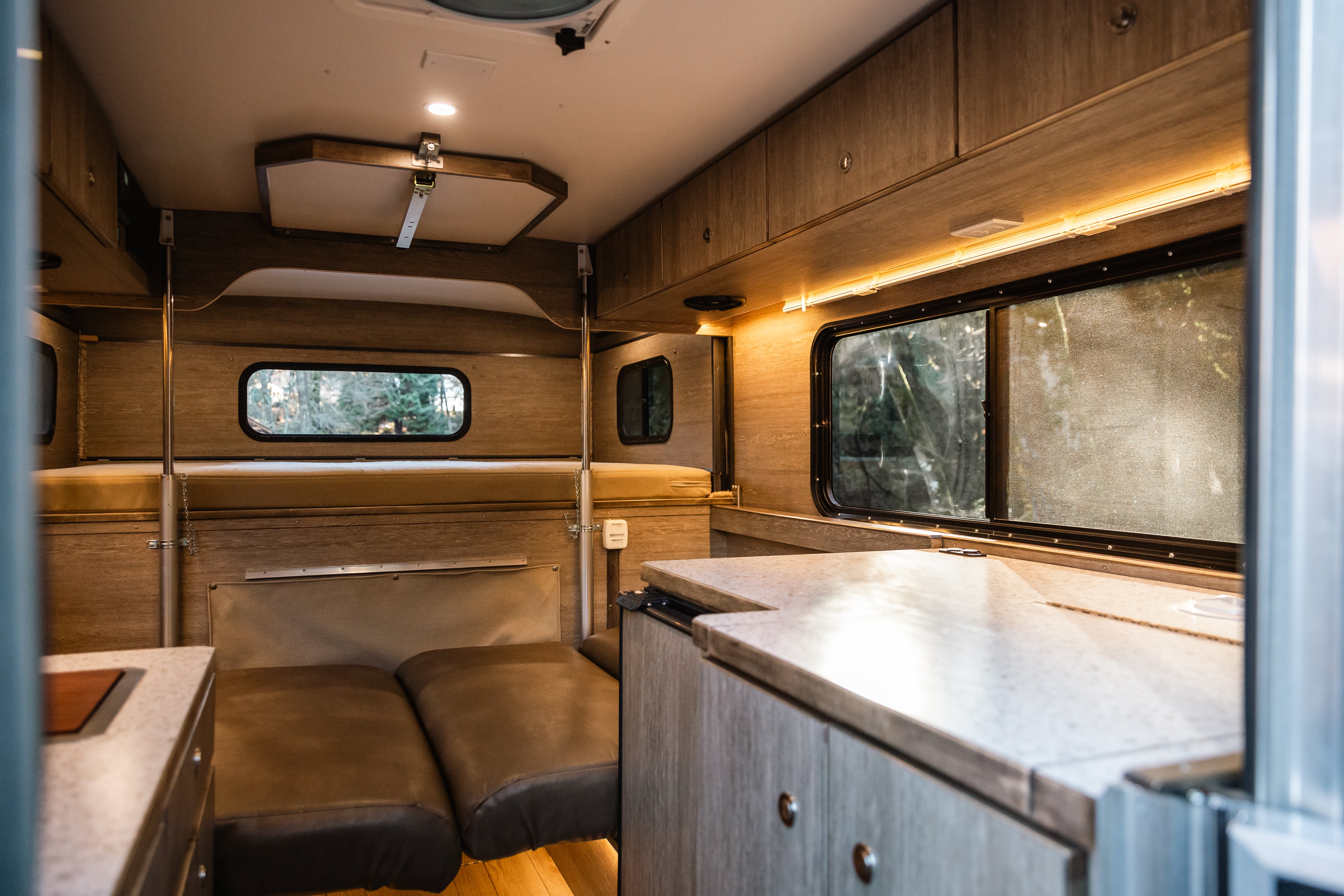 Alaskan Flatbed Truck Camper