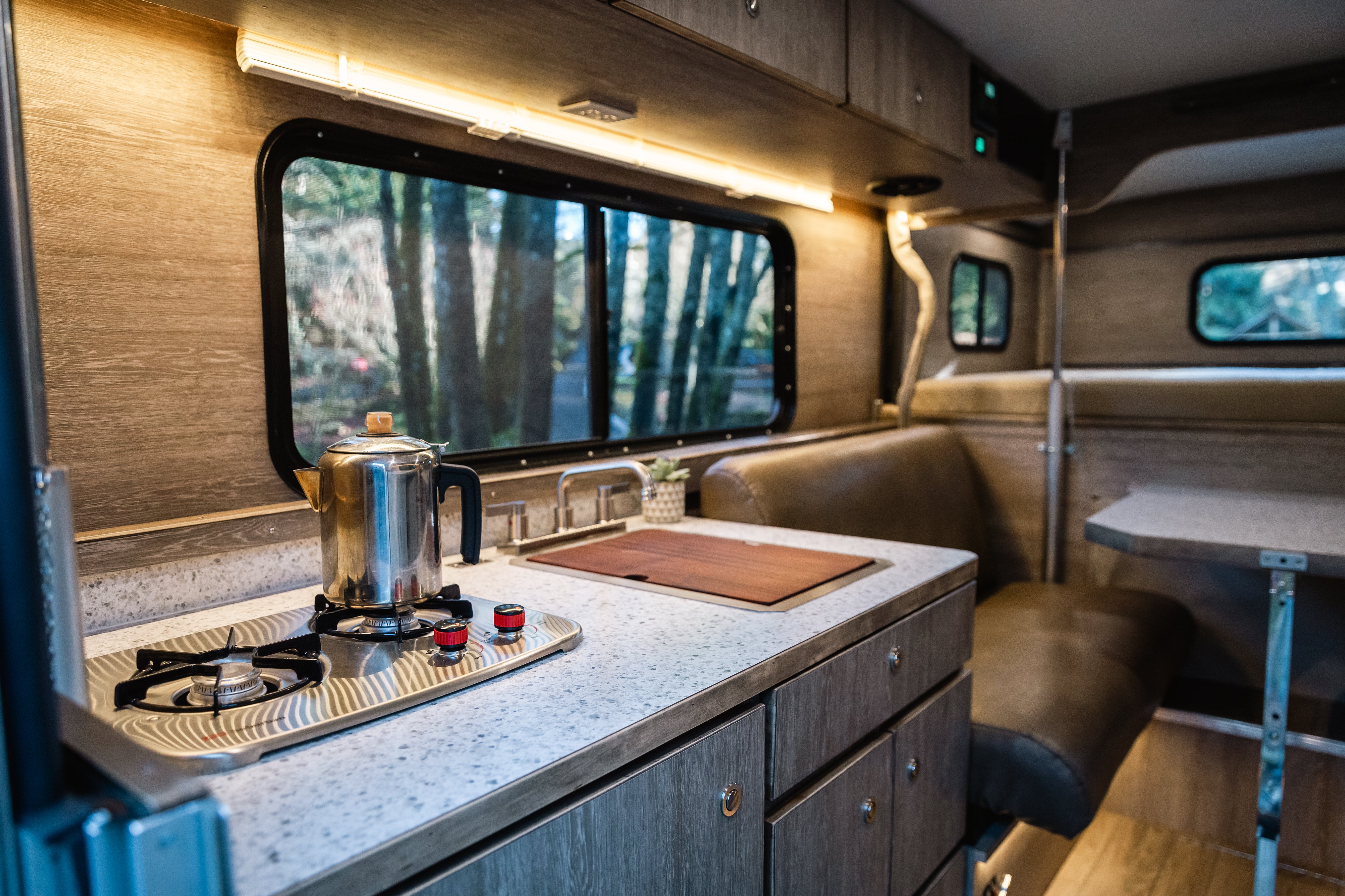 Alaskan Flatbed Truck Camper