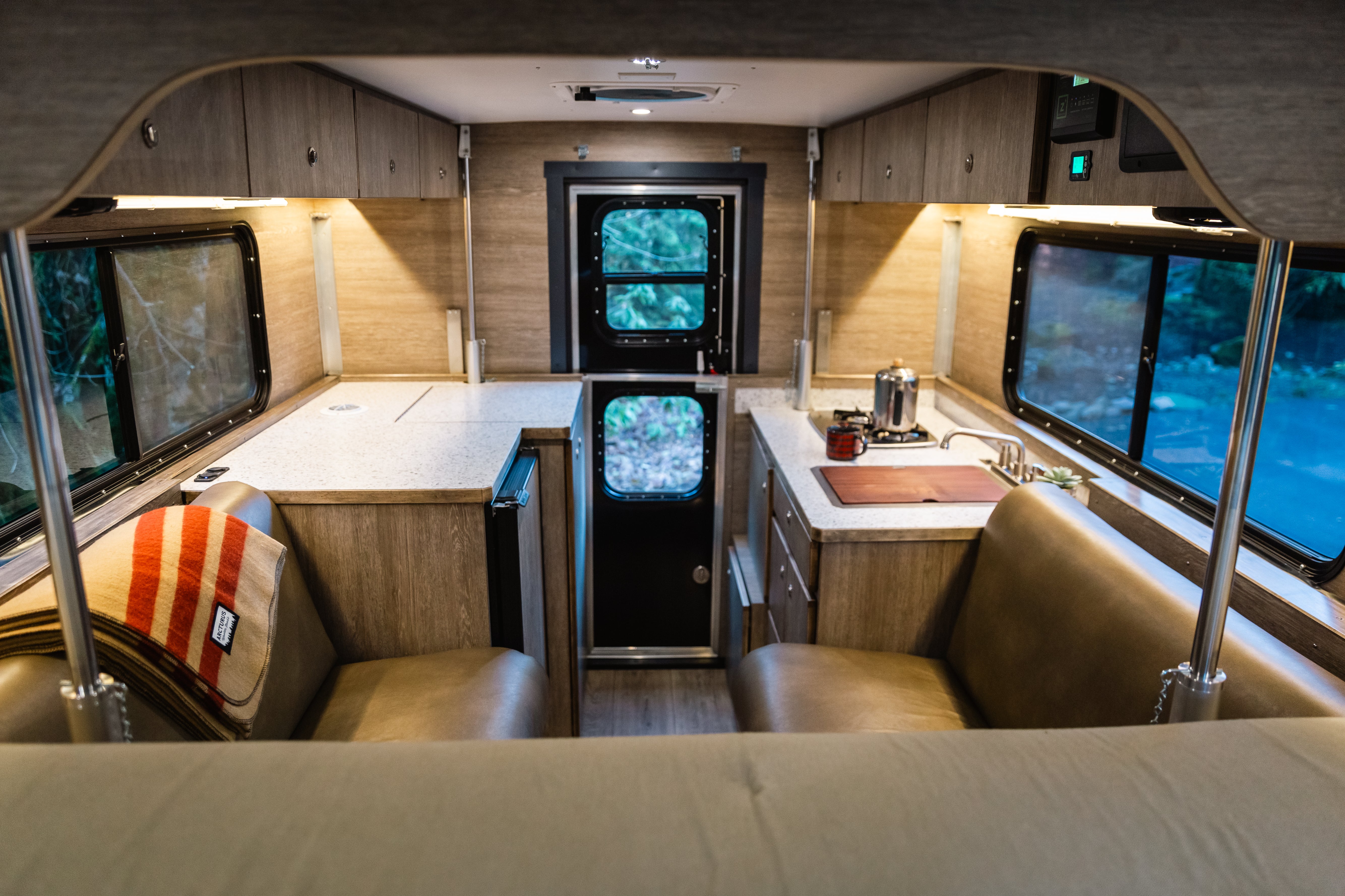 Alaskan Flatbed Truck Camper