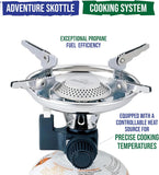 TemboTusk Adjustable Leg Skottle Grill Kit