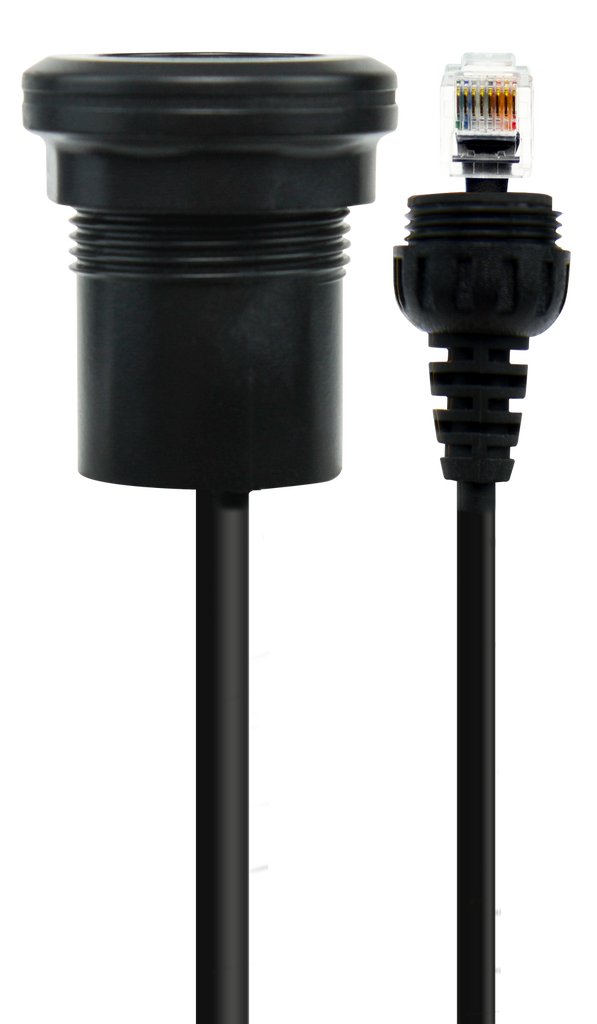 IP67 Microphone Extension Lead (6.5ft) with Panel Mount – Suit XRS-390C