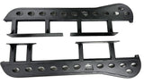 2010 - 2024 Toyota 4Runner Flat Sliders With Grip Top Plate POWDER COATED (ORIGINAL TOP PLATE)