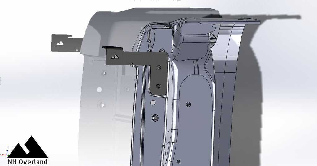 19-23 Ford Ranger Taillight Antenna Mount