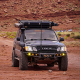 Toyota LandCruiser 100 Series  J100 Lensun 100W Hood Flexible Solar Panel-2