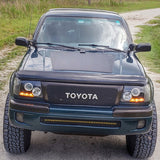 Toyota Tacoma 1st Gen(1995-2004) Lensun 90W Hood Flexible Solar Panel-1