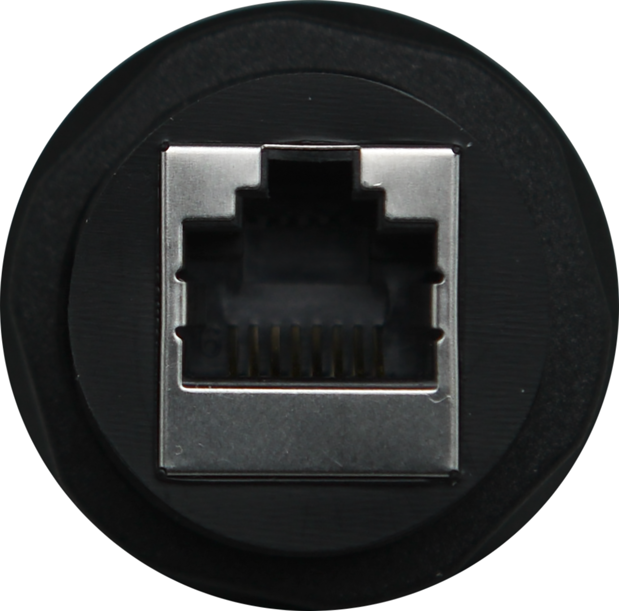 RJ45 Pass-Through Adaptor - Universal Round