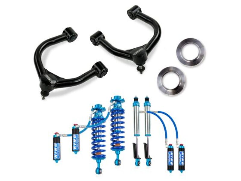 Cognito 22-24 Toyota Tundra (w/ Rear Coil Springs) 3in Elite Leveling Lift Kit w/ King 2.5 RR Shocks