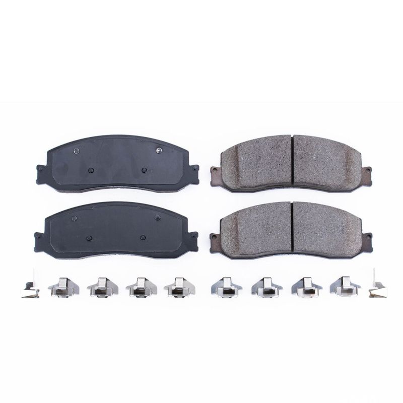 Power Stop 2012 Ford F-250 Super Duty Front Z17 Evolution Ceramic Brake Pads w/Hardware