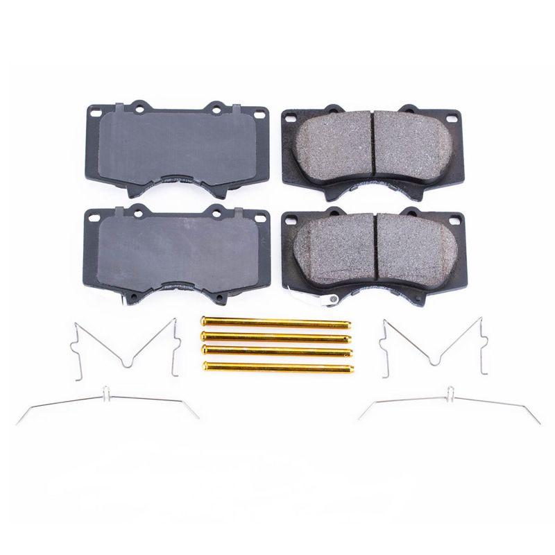 Power Stop 10-19 Toyota 4Runner Front Z17 Evolution Ceramic Brake Pads w/Hardware