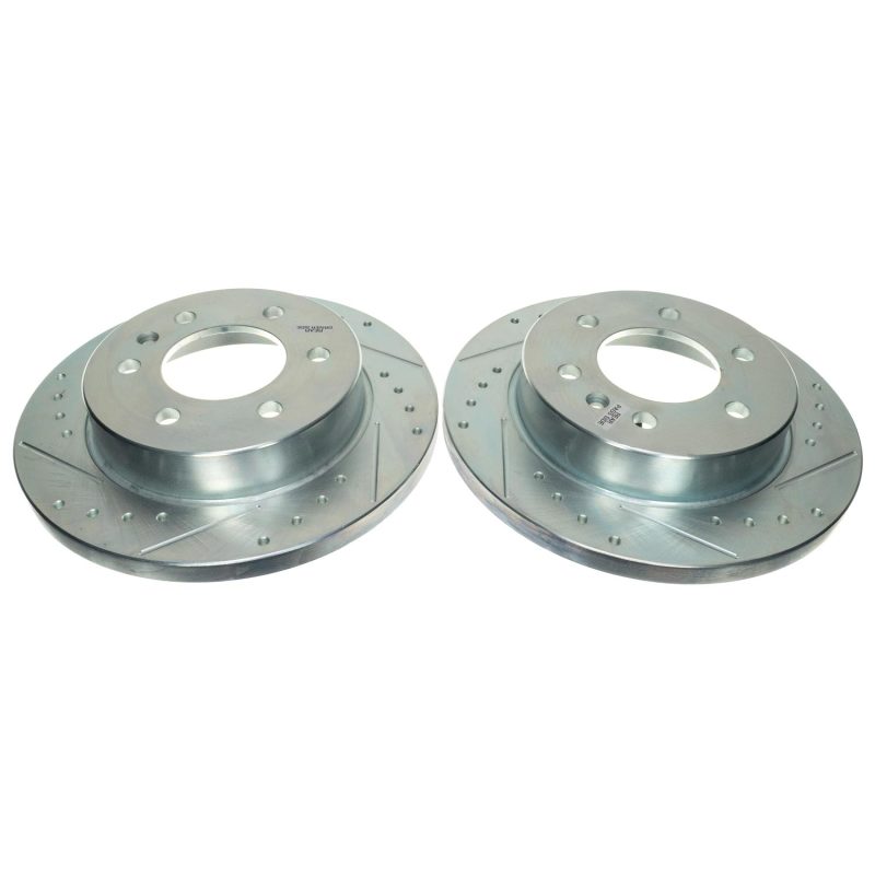 Power Stop 19-21 Mercedes-Benz Sprinter 2500 Rear Drilled & Slotted Rotor (Pair)