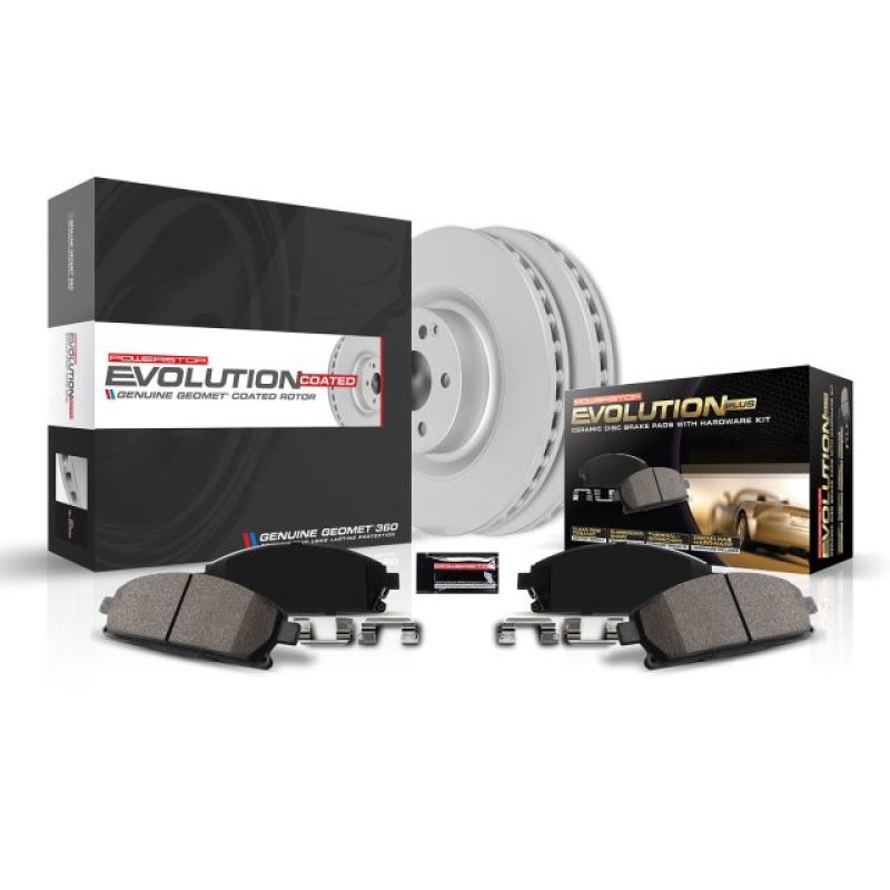 Power Stop 15-17 Chevrolet City Express Front Z17 Evolution Geomet Coated Brake Kit