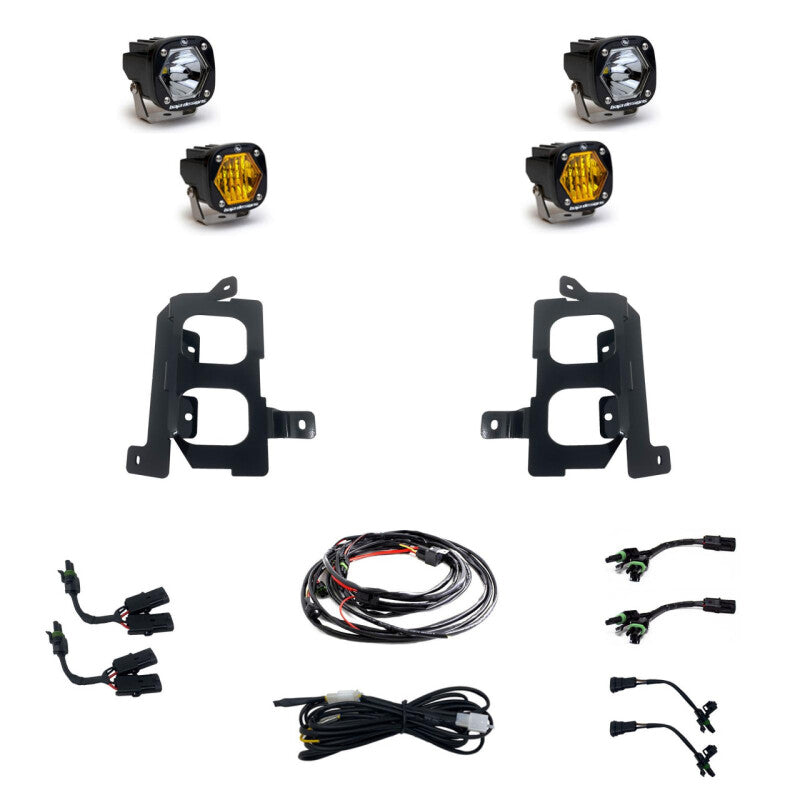 Baja Designs 2020+ GMC 2500/3500 Fog Pocket Kit