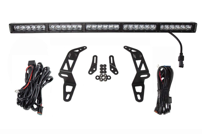 Diode Dynamics 18-21 Jeep JL Wrangler/Gladiator SS30 Bumper Bracket Kit - White Driving Dual