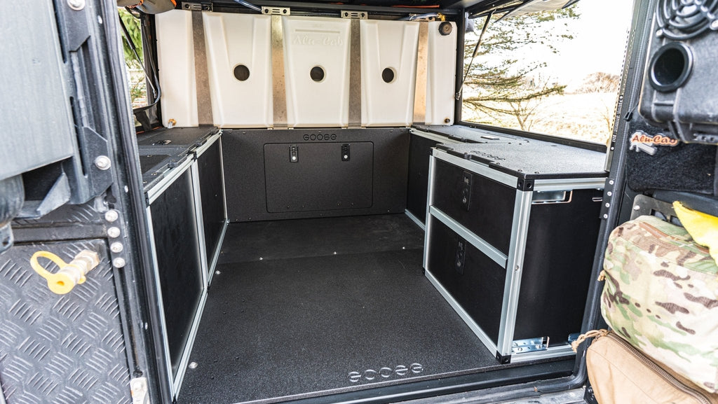 Alu-Cab Canopy Camper V2 - Ford Ranger 2019-2023 4th Gen. - Rear Double Drawer Module - 6' Bed