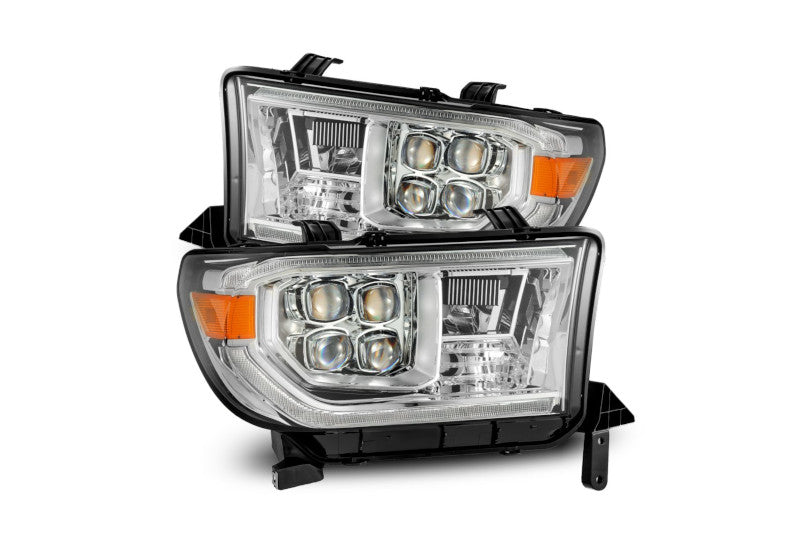 AlphaRex 07-13 Toyota Tundra / 08-17 Sequoia NOVA LED Proj HL Chrome w/Actv Light Seq. Sig + DRL