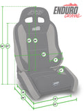 PRP 97-02 Jeep Wrangler TJ Enduro Elite Suspension Seat Crawl Edition - Gray (Pair)