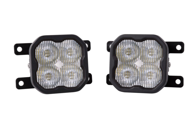 Diode Dynamics SS3 LED Pod Max Type AS Kit - White SAE Fog