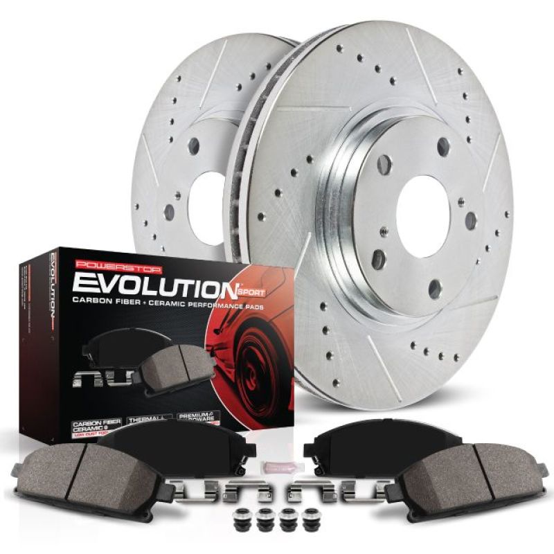 Power Stop 12-19 Chevrolet Silverado 2500 HD Front Z23 Evolution Sport Brake Kit