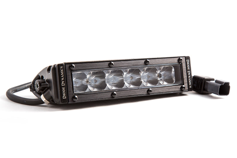 Diode Dynamics 6 In LED Light Bar Single Row Straight SS6 - White Driving Light Bar (Single)