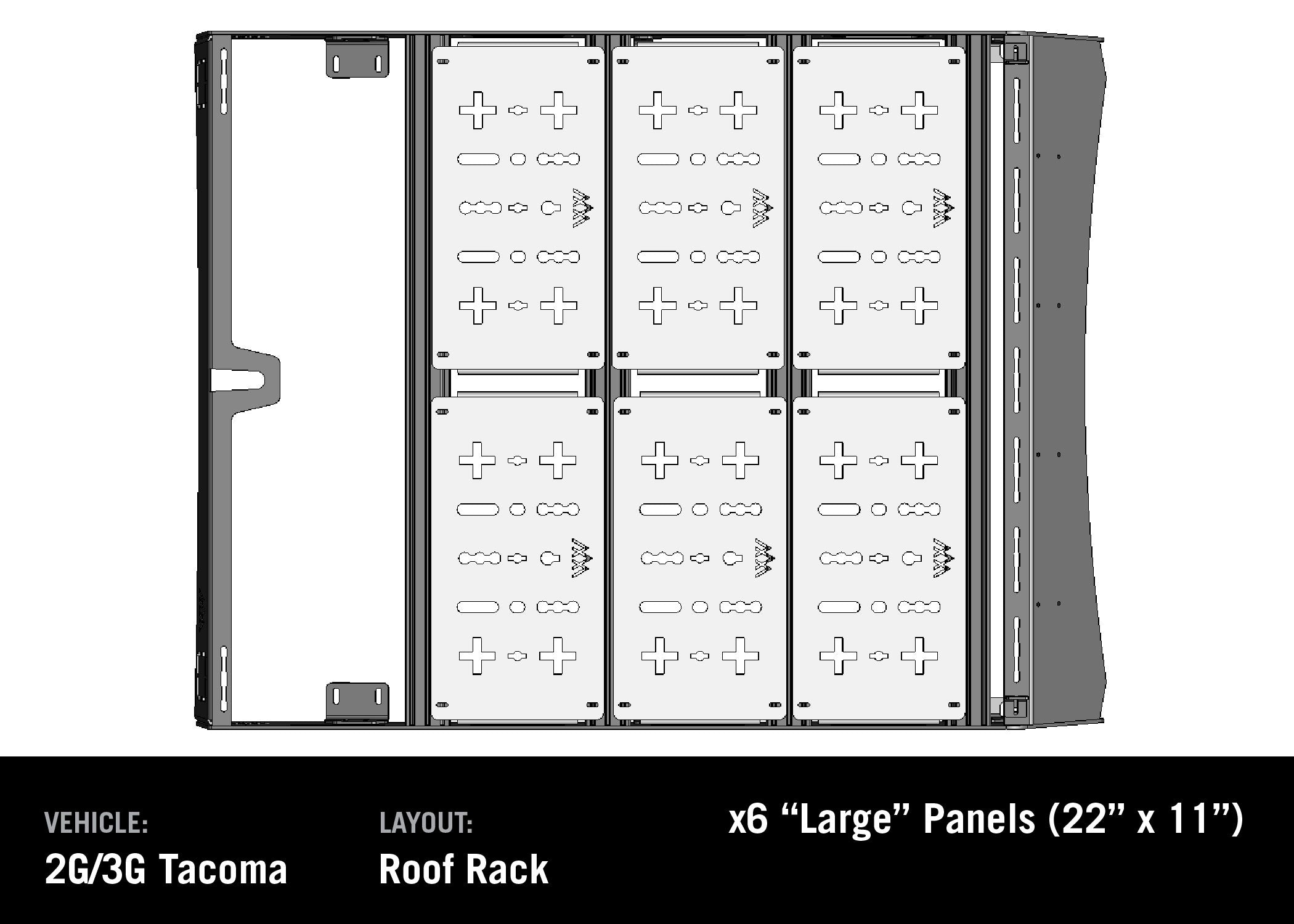 DRIFTR Roof Rack Deck Accessory Panels