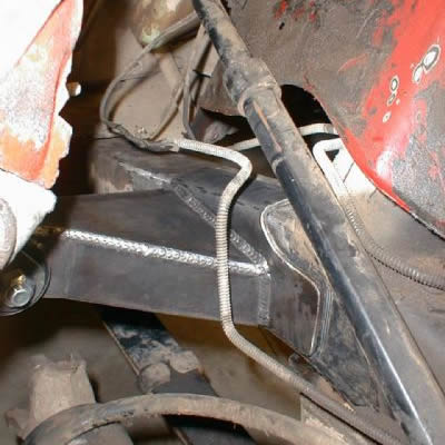 M.O.R.E. Jeep YJ V8 Motor Mount Conversion Kit (1987–95)