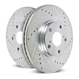 Power Stop 2003 Chevrolet Silverado 1500 HD Rear Evolution Drilled & Slotted Rotors - Pair