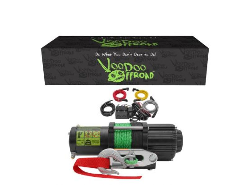 Voodoo Offroad Summoner 4500lb UTV Winch w/ 50ft Synthetic Rope