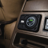 Center Console USB 12V Power Panel | Billet Aluminum | Replaces Ashtray | 1996 - 2002 4Runner