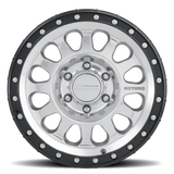 Method MR315 17x8.5 0mm Offset 6x5.5 106.25mm CB Polished Wheel - Gloss Black Lip