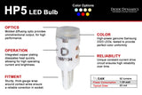 Diode Dynamics 194 LED Bulb HP5 LED Pure - White Short (Pair)