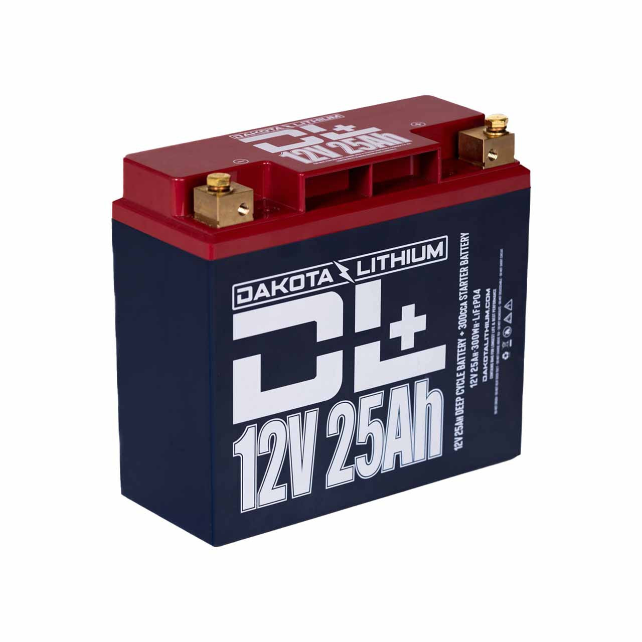 Dakota Lithium Plus DL+ 12V 25Ah 300CCA Battery