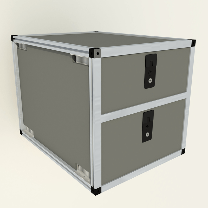 Double Drawer Module - 16 3/16" Wide x 25" Depth