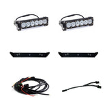 Baja Designs 2021+ Ford Raptor OnX6 Behind Grill Kit -10in. Clear D/C