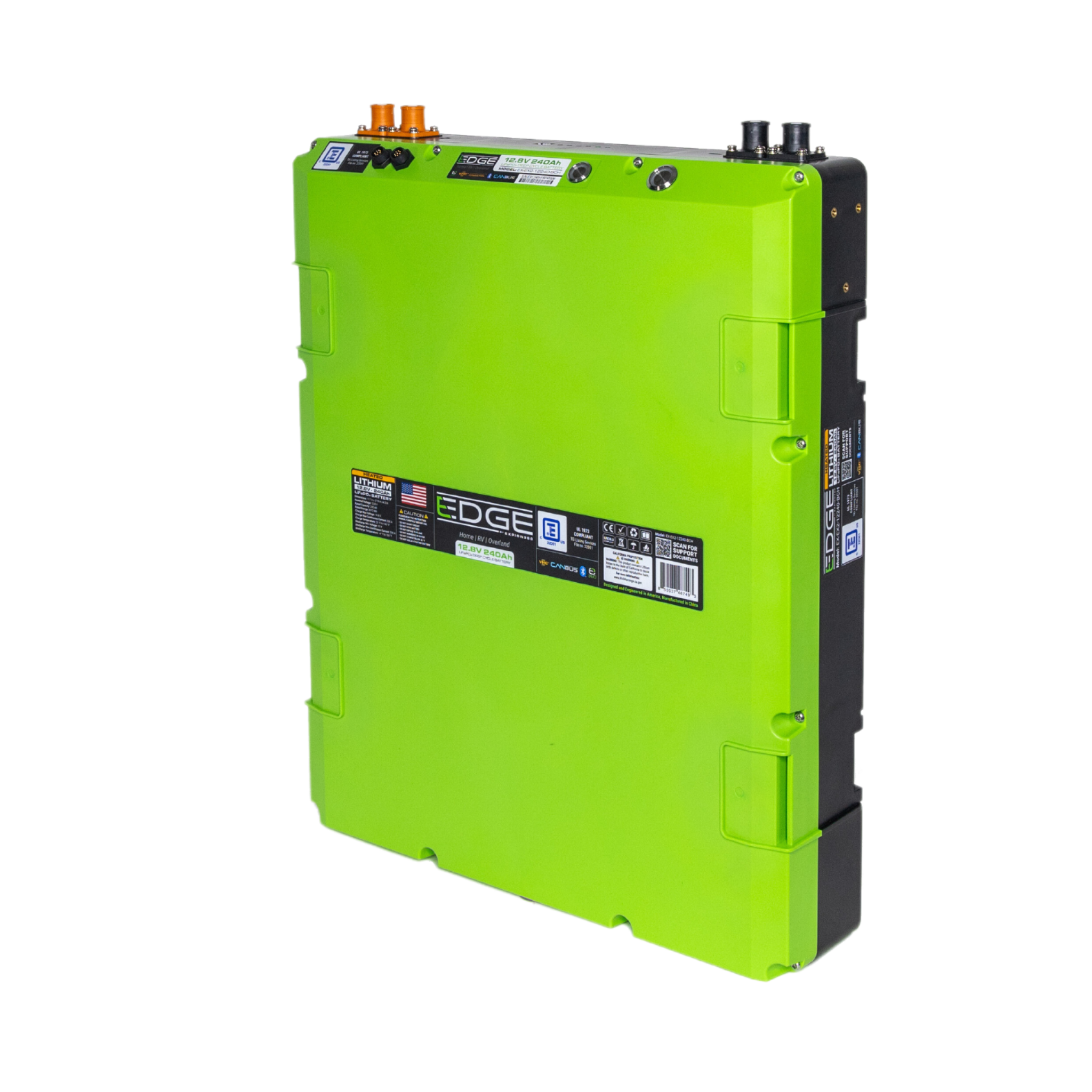 12V 240Ah LiFePO4 Lithium Battery – EX2 Edge, Bluetooth & Heated | Expion360