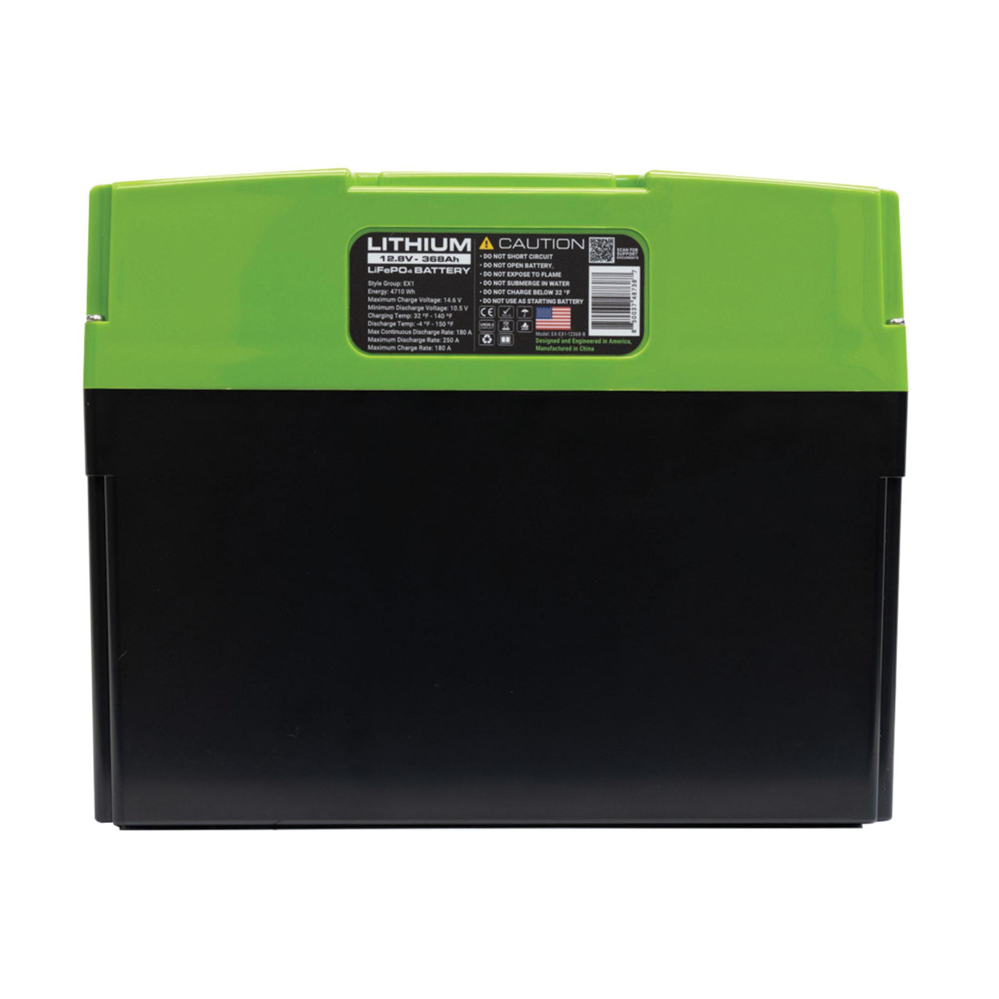 12V 368Ah LiFePO4 Lithium Battery – EX1, Bluetooth | Expion360