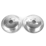 Power Stop 13-16 Scion FR-S Rear Evolution Drilled & Slotted Rotors - Pair