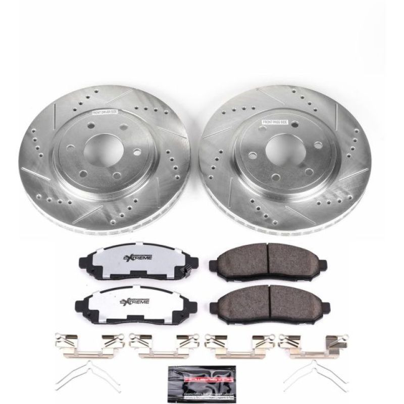Power Stop 05-18 Nissan Frontier Front Z36 Truck & Tow Brake Kit