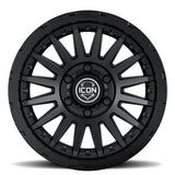 ICON Recon Pro 18x9 6 x 5.5 25mm Offset 6in BS 95.1mm Bore Satin Black Wheel
