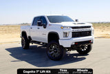 Cognito 20-24 Chevy/GMC Silv/Sierra 2500/3500 HD 2WD/4WD 7in Perf Lift Kit w/ Fox PSRR 2.0 Shocks