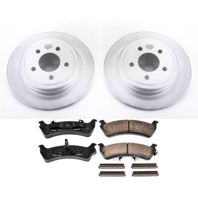 Power Stop 2003 Ford Explorer Sport Rear Z17 Evolution Geomet Coated Brake Kit