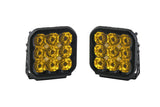 Diode Dynamics SS5 LED Pod Pro - Yellow Spot (Pair)