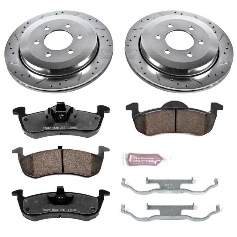 Power Stop 07-17 Ford Expedition Rear Z36 Truck & Tow Brake Kit