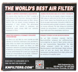 K&N Universal Clamp-On Air Filter 2-1/8in FLG 4 X 3 TPR/OVL W/Venturi