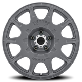 Method MR502 RALLY 17x8 +38mm Offset 5x4.5 67.1mm CB Titanium Wheel