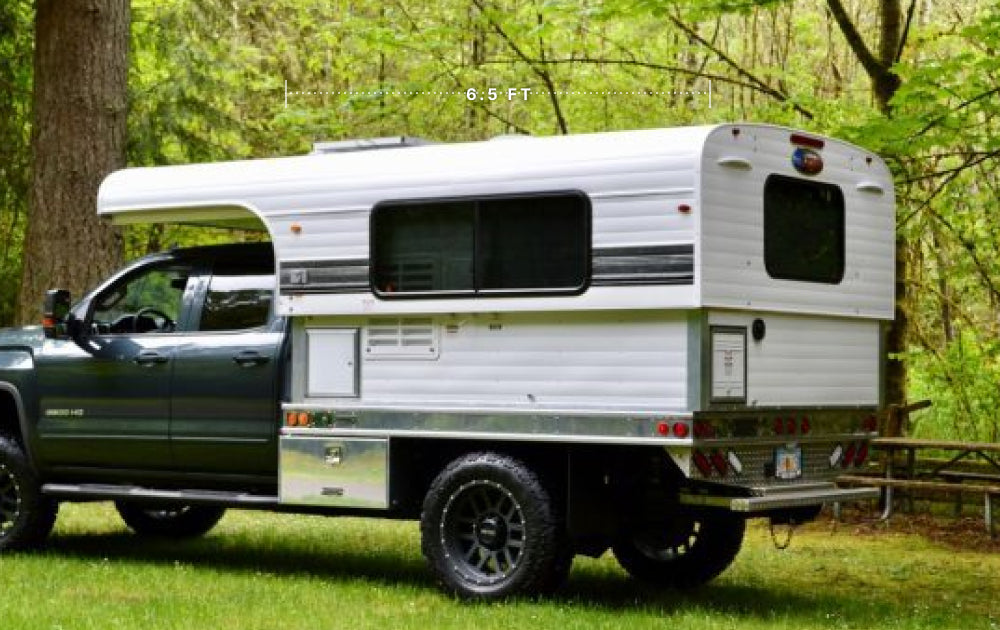 Alaskan Flatbed Truck Camper