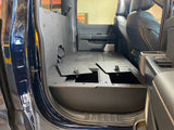 Ford Super Duty Ford - F250-F350 - 2023-Present - 5th Gen. Crew Cab - Second Row Seat Delete Plate System with Factory B&O Subwoofer Center Wall with Exterior Port