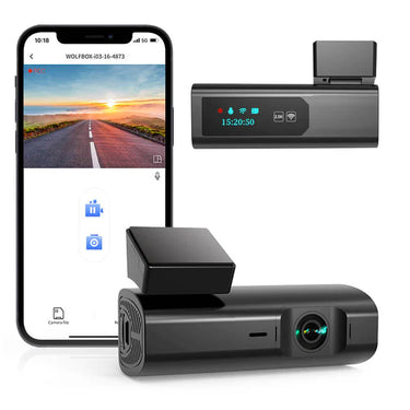 i03 Built-in WiFi 2.5K Front Dash Cam Full HD 1600P