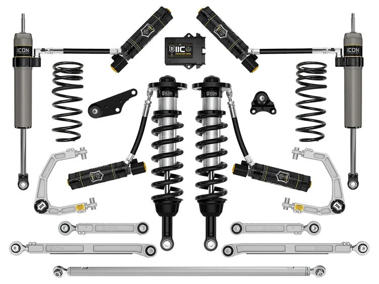 ICON 24 Tacoma 1.25-3in Stage 13 Suspension System Billet Overland Rear Coils