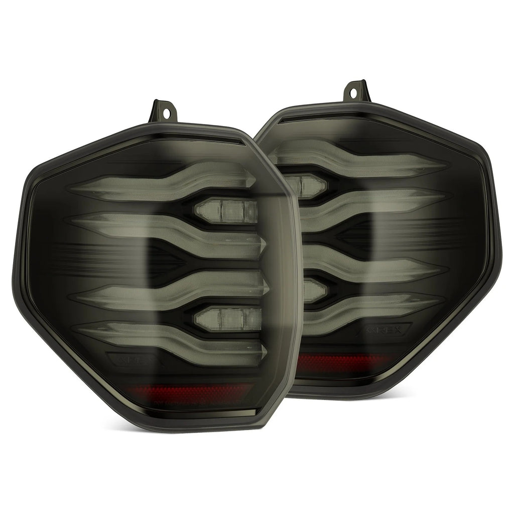 AlphaRex 2025+ Toyota 4Runner Luxx Series LED Tail Lights - Black/Smoke
