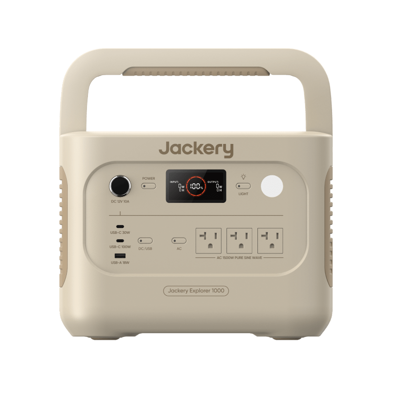Jackery Solar Generator 1000 v2 Dune White / Explorer 1000 v2 Portable Power Station